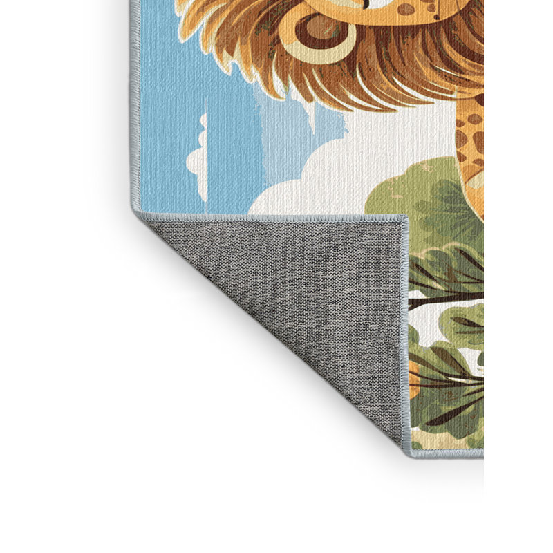 Tapis pour enfants 6 animaux Ginza, Tapis de couloir 2 pi x 4 pi