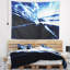 Tapisserie d'art abstrait bleu 3D-28504799
