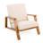 Isham Acacia Outdoor Lounge Chair-1847162968