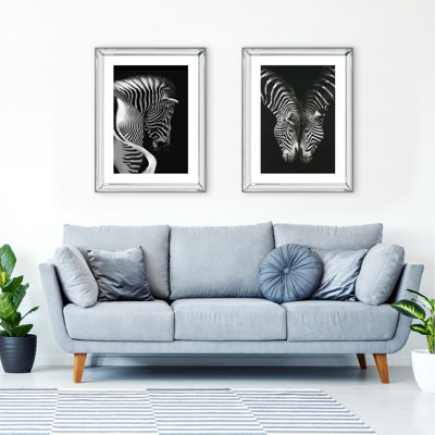 Zebra - Print on Wood