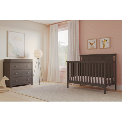 Hampton Flat Top 2-Piece Nursery Furniture Set