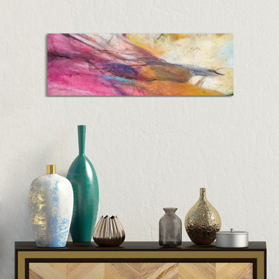 Expression Abstracta II by Gabriela Villarreal - Wrapped Canvas Panoramic Painting