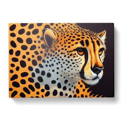 Explosive Cheetah - Wrapped Canvas