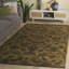 Tapis floral en laine touffeté à la main Dunbar-19269003