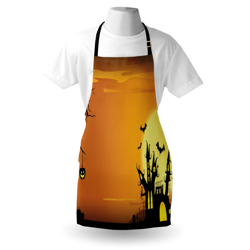 Halloween No Pattern Bib Apron