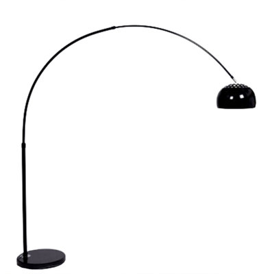 Annia 80'' Black Arched Floor Lamp