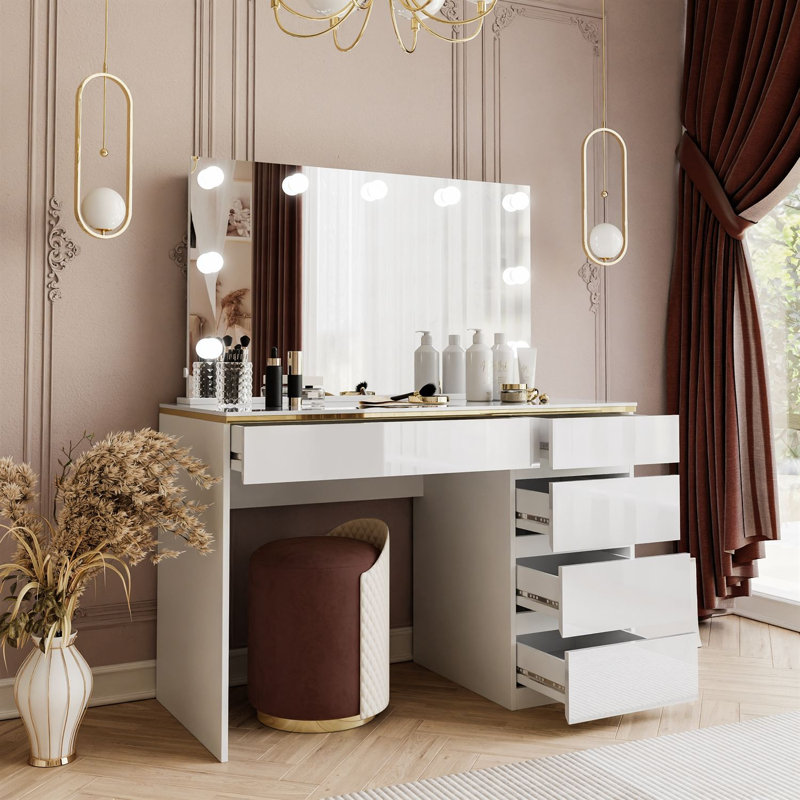 Dressing Table AURORA II  ELITE with mirror and lighting