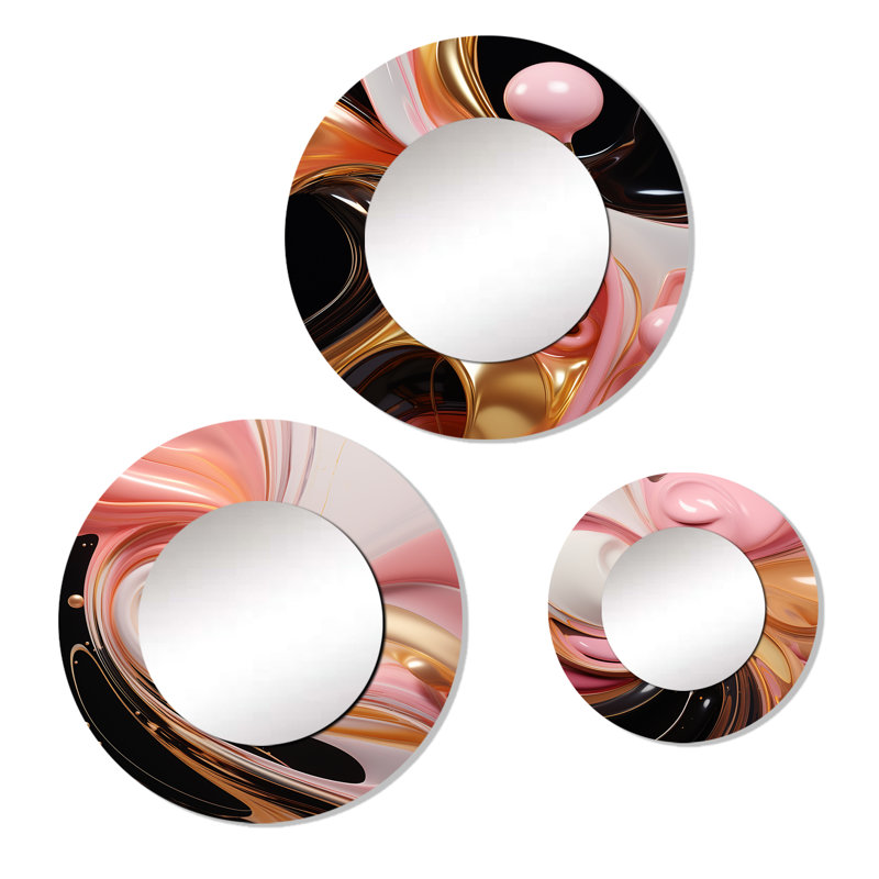 Zebrowski Metal Round Mirror