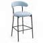 Tabourets de bar en tissu Teddy-1935614062