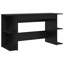 Desk With Shelf 140 X 50 X 75 Cm Engineered Wood-608805037