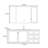 Simple modern style bathroom cabinet
