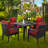 Lucy 4" Outdoor Seat / Back Cushion-1150320629