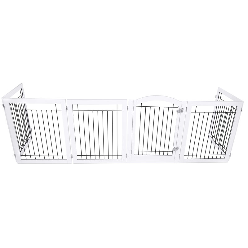 Barrière pour animaux autoportante, Blanc
