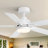  42" Ceiling Fan with Light and Remote, 6-Speed Quiet Reversible DC Motor, 3CCT LED, Modern 5-Blade Ceiling Fan for Bedroom, Living Room-778436112