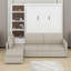 Grand lit escamotable avec tablettes-1263428053