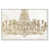 Toile avec cadre blanc