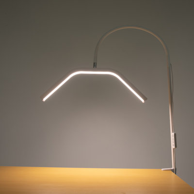 Lampe de bureau, demi-lune portative, lumière de cils pour extensions de cils
