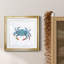 Crabe bleu pétillant - peinture encadrée-1388747238-1388747038