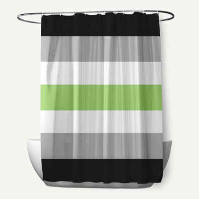 Rideau de douche en polyester durable inclusif