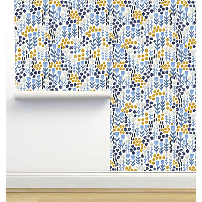 Rouleau de papier peint autocollant L 12 pi x 2 pi Amy Mac Ready Designs