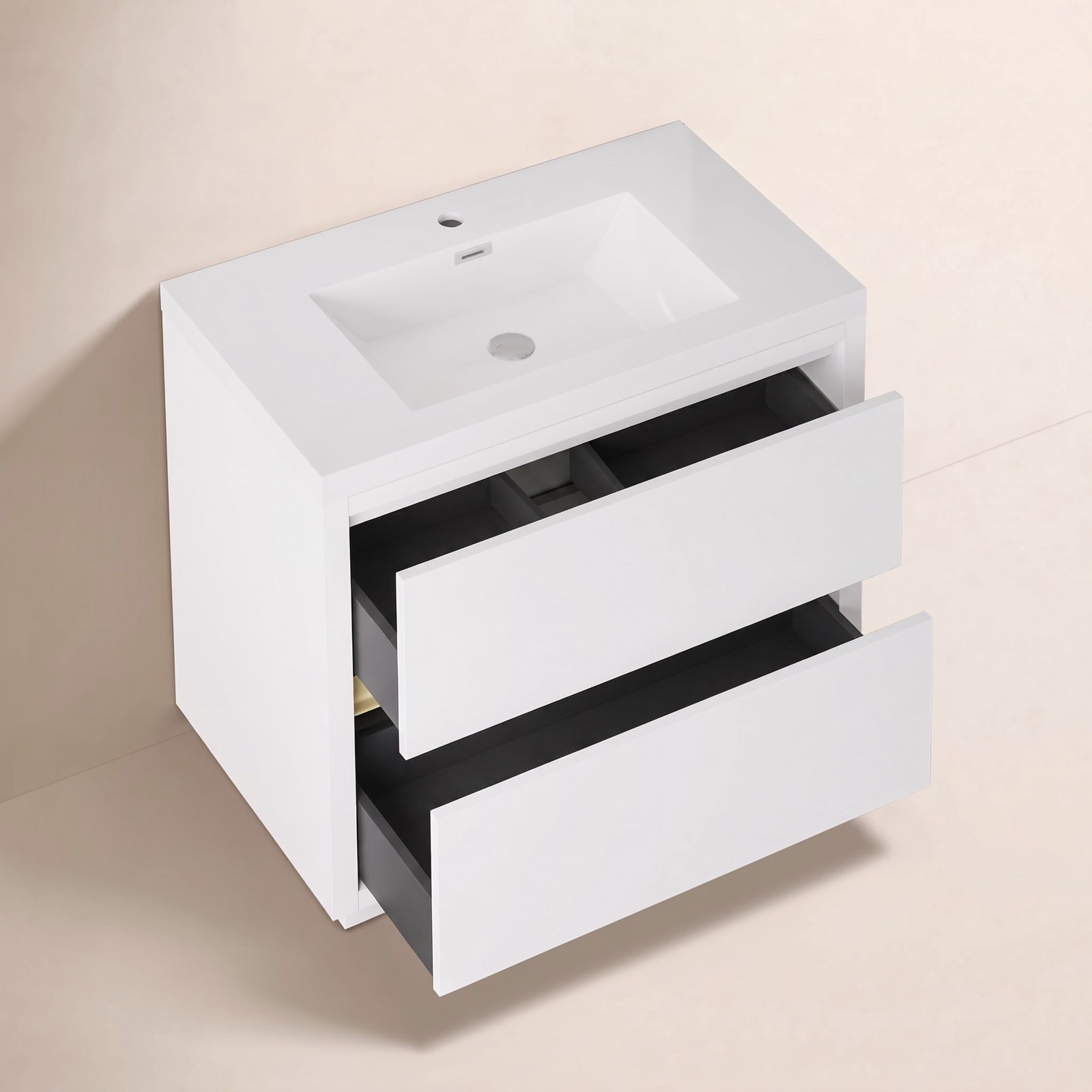 Beira 36" Single Bathroom Vanity, Glossy White
