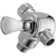 Universal Showering Components 3 Way Shower Arm Diverter For Hand Shower