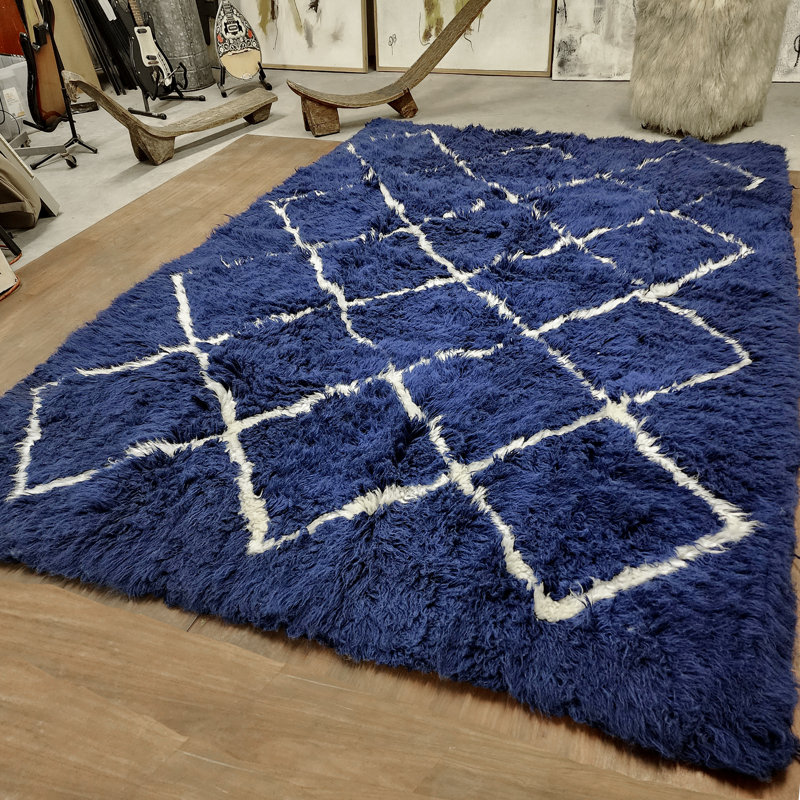 Flokati Rug  Violar Wool Area Rug