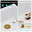 Évier de bar en quartz - Évier de cuisine encastré en granite 17 po x 19 po x 9,65 po