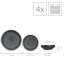 Brantleyville Handmade Stoneware Dinnerware Set 12 Piece - Service for 4