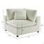 Chaise de coin Caylie - ivoire-1476112669