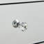 Elegant Luxury Mirrored 3 Drawer Nightstand Statement Piece