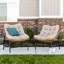 Chaises de patio d'extérieur avec coussins Coastal