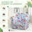 Aadan Kid's Sofa Chair with Dinosaur Design and Thick Padding, Flannel-Covered Toddler Armchair for Bedroom, Playroom