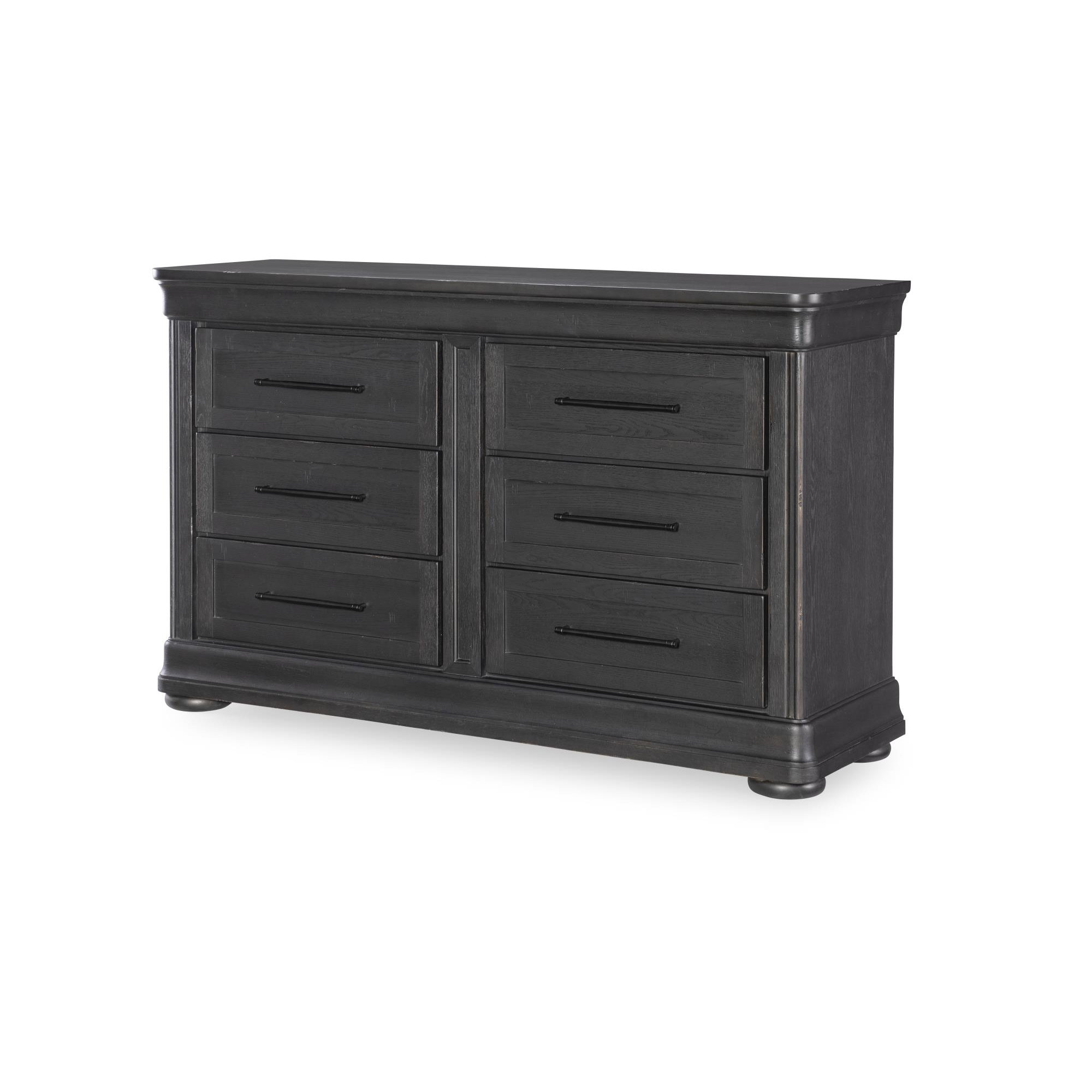Country Living 6-Drawer Accent Chest, Black