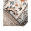 Tapis floral gris / bleu sarcelle / orange Arends-678299802
