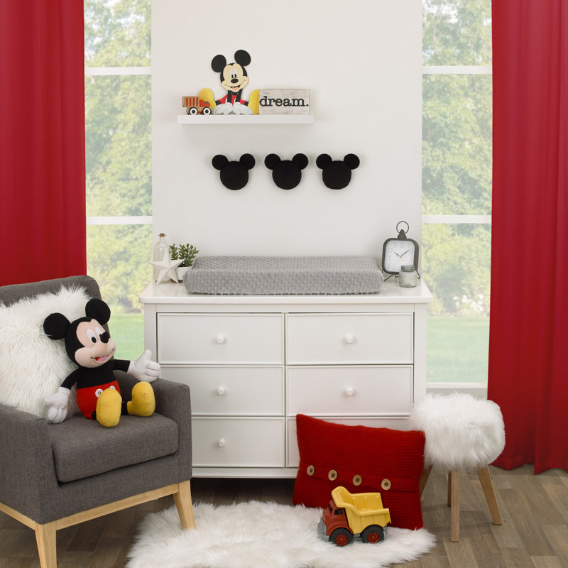 NoJo MickeyMouse Shaped Plush 3D Wall Decor