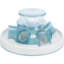 Mangeoire à distribution lente pour chats en tunnel Trixie, jouet interactif pour chat, distributeur de nourriture pour animaux de compagnie, bleu