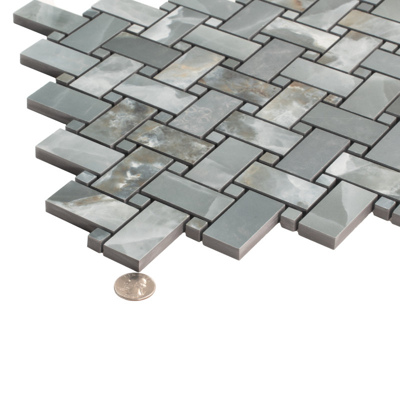 Splendour 11.81'' W x 11.81'' L Porcelain Tile Mosaic Sheet