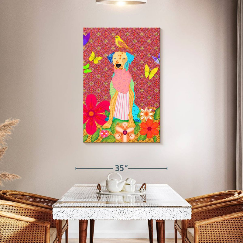 Brampt Tall Dog, 45" H x 30" W