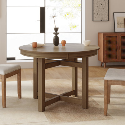 Kanalu Modern Solid Wood Extendable Dining Table