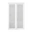 Porte coulissante 80 "trempée givrée 1 blanc clair avec quincaillerie et poignées 80"-123543404-123543401