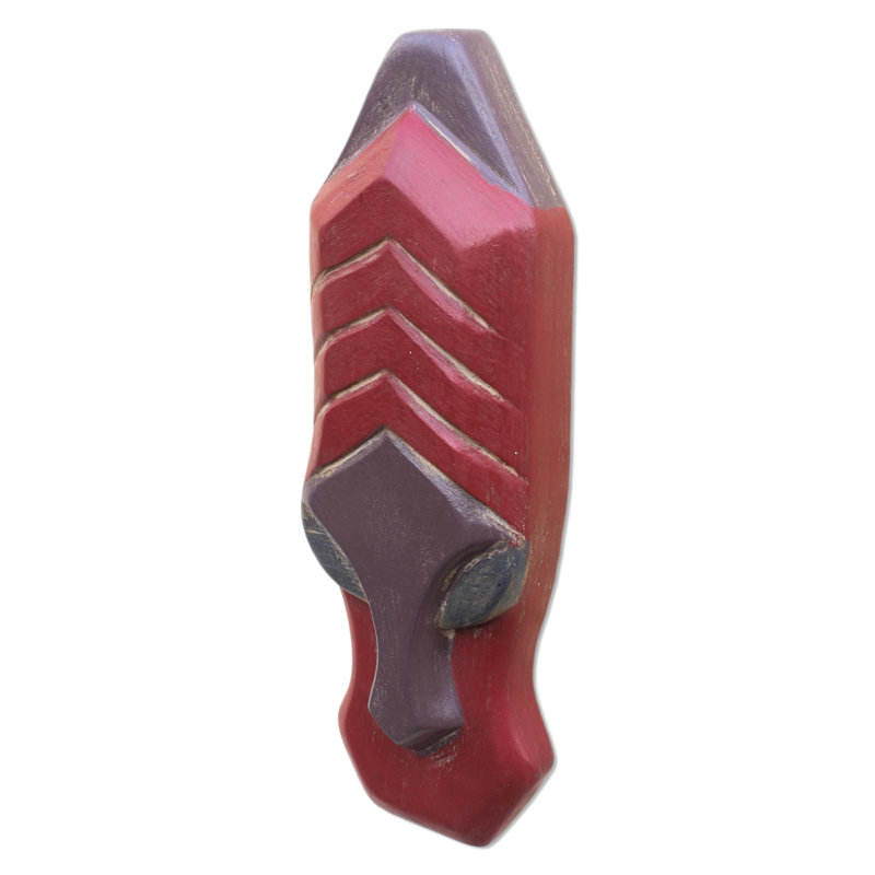 Bungalow Rose Handmade Anaafo African Wood Mask
