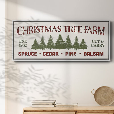 Christmas Tree Farm-, toile encadrée