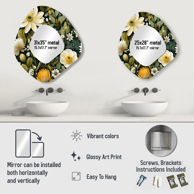 Botanical Bliss Boho Pattern - Boho, 28 po x 25 po