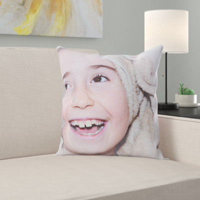Microsuede Throw Pillow