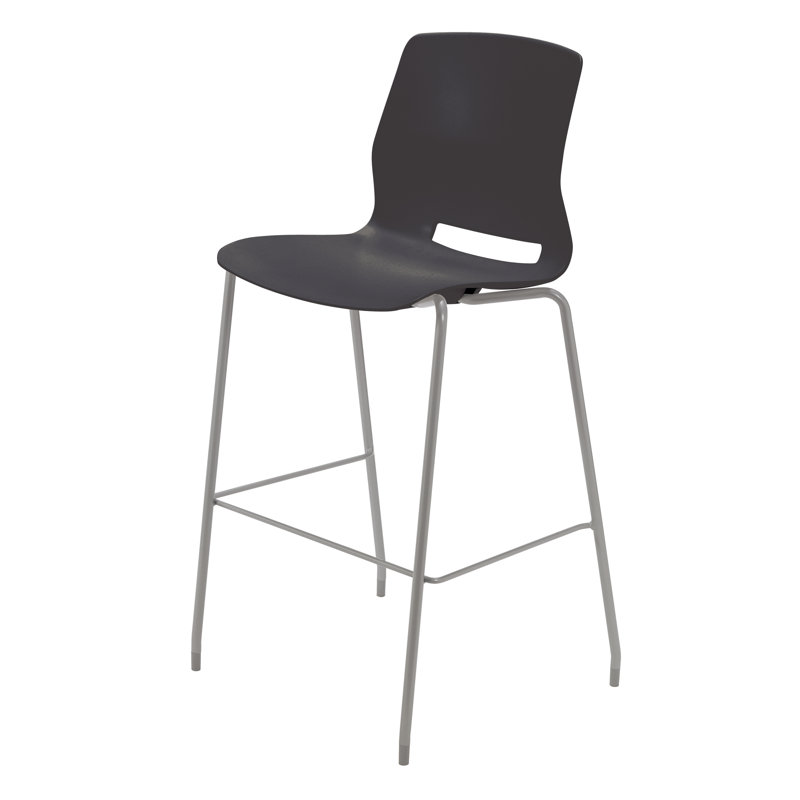 Tabouret de bar Wille Lola, Noir, Tabouret de bar (assise de 30 po de hauteur)
