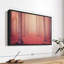 Nature «Foggy Red Forest Canvas Print»-101457456