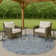 Machine Washable Indoor/Outdoor Mattis ACN2289 Damask Rug