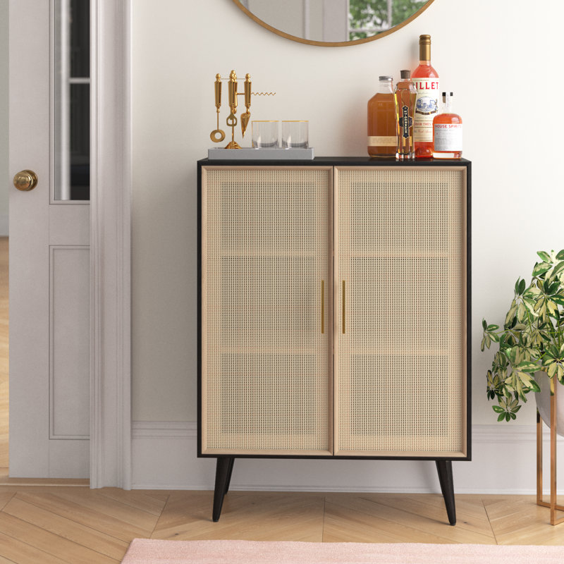 Jolene Accent Cabinet, Black