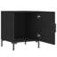 Menpal 40cm W Iron Bedside Table-1046406753